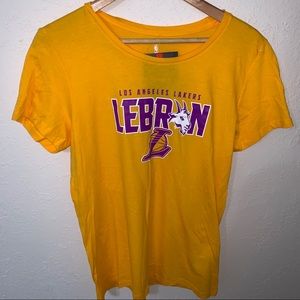 NBA Fanatics BNWT Lakers Lebron Goat Graphic Tee.